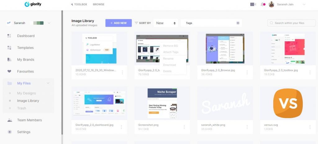 What is new in GlorifyApp 2.0? Best Ecommerce Design Tool Online 4
